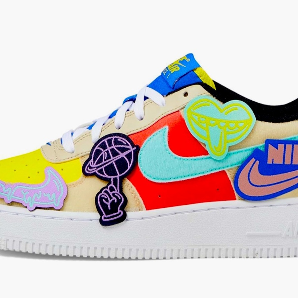Nike Colorful Air Force 1 Sneakers - Picture 8 of 8
